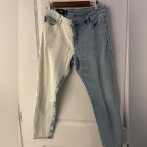 Armani Exchange Blue and Cream Capri Jeans size 28 #19